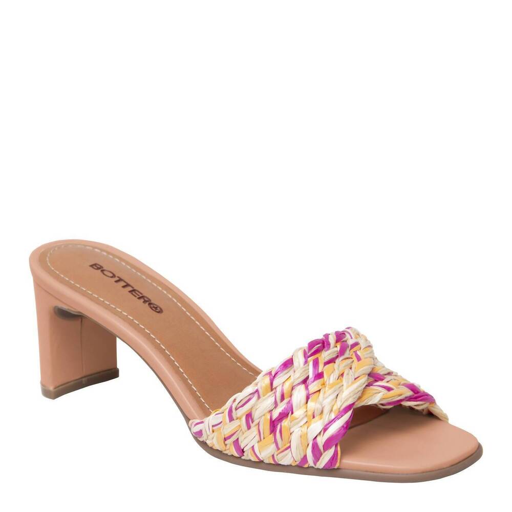 NEW BOTTERO women's raffia weave capa salto sandal